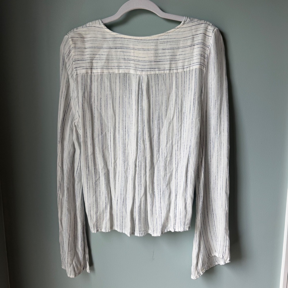 The Jetset Diaries TJD Blouse Long Sleeve Rayon Blouson Airy Lightweight Small - Picture 9 of 15